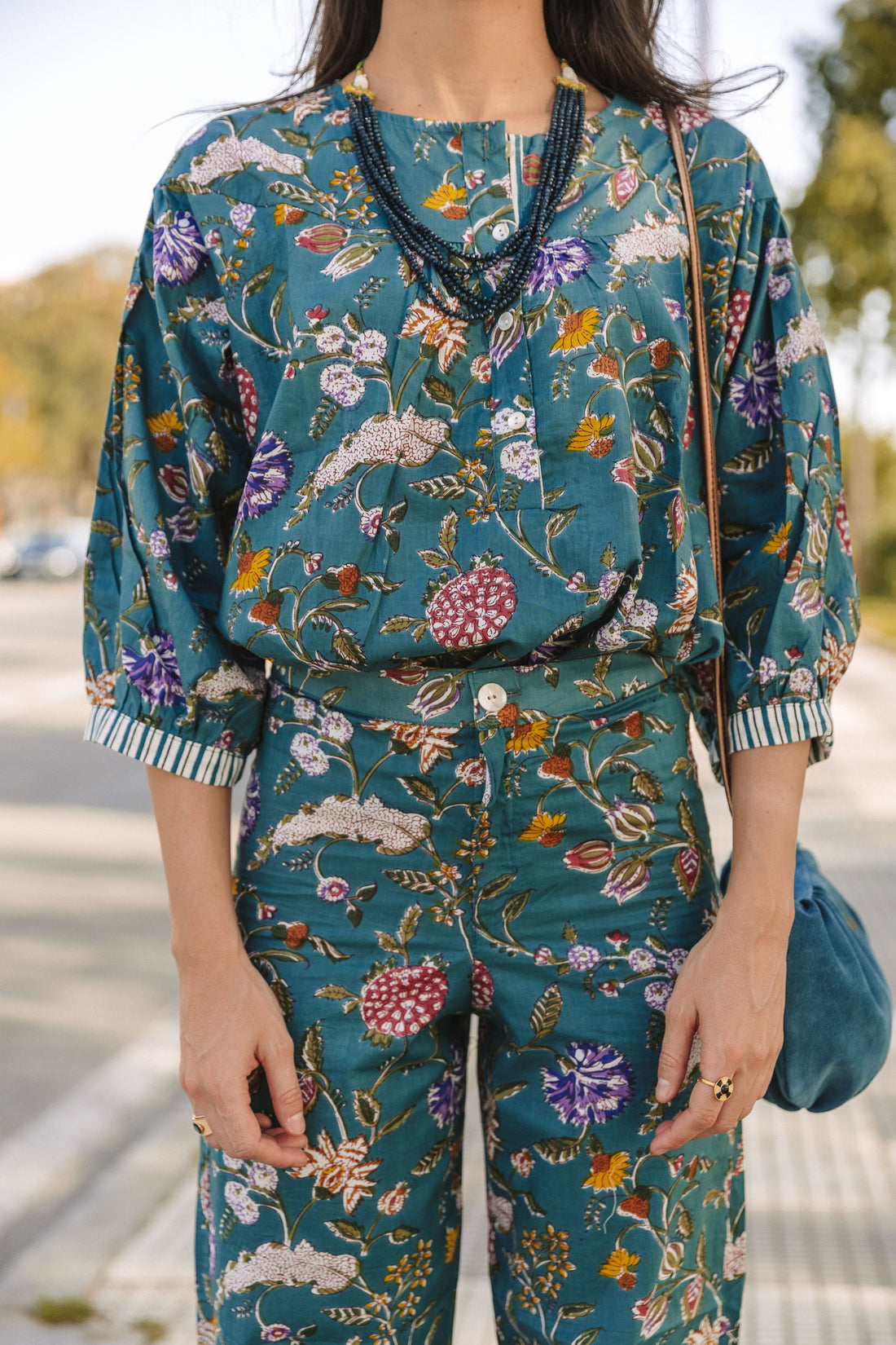 CHEMISE PÉTROLE