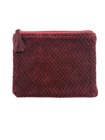 BOLSA PINTURAS TERCIOPELO BERENJENA