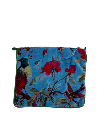 BOLSO DE MANO CELESTE
