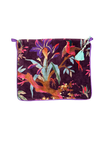 BOLSO DE MANO BERENJENA