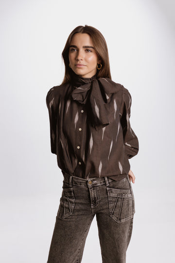 CAMISA GRIS IKAT