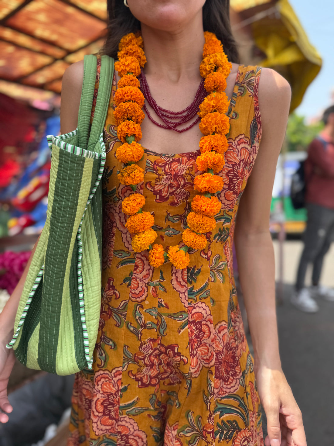 BOLSO RAYAS VERDE