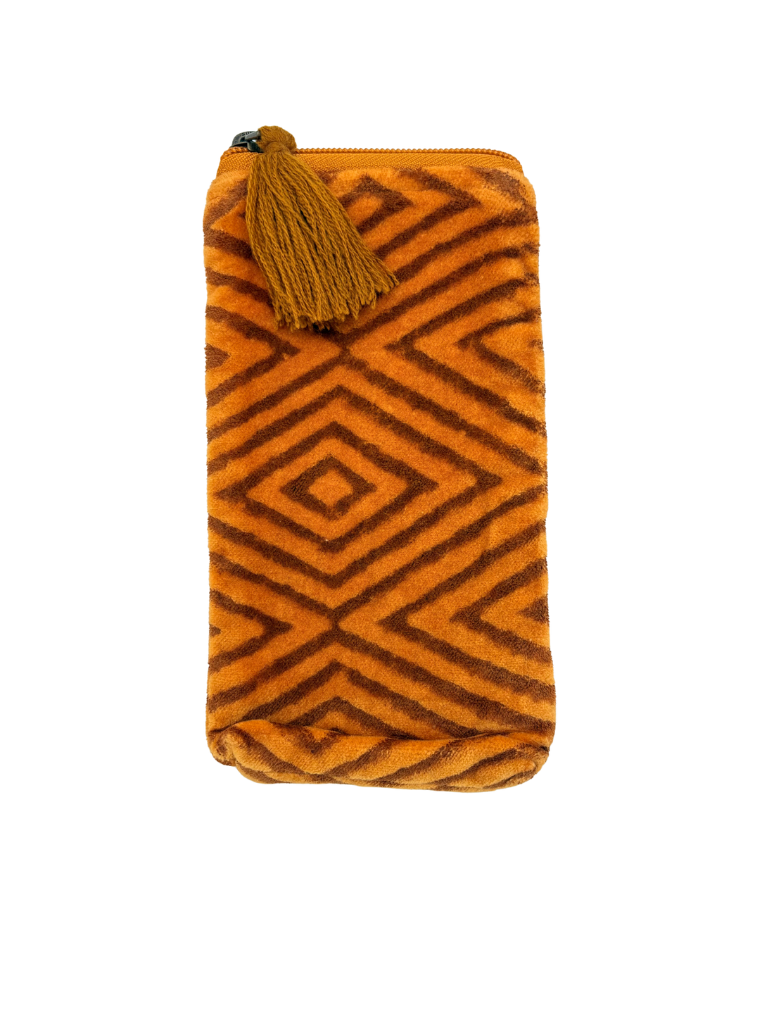 FUNDAS DE GAFAS TERCIOPELO CALABAZA