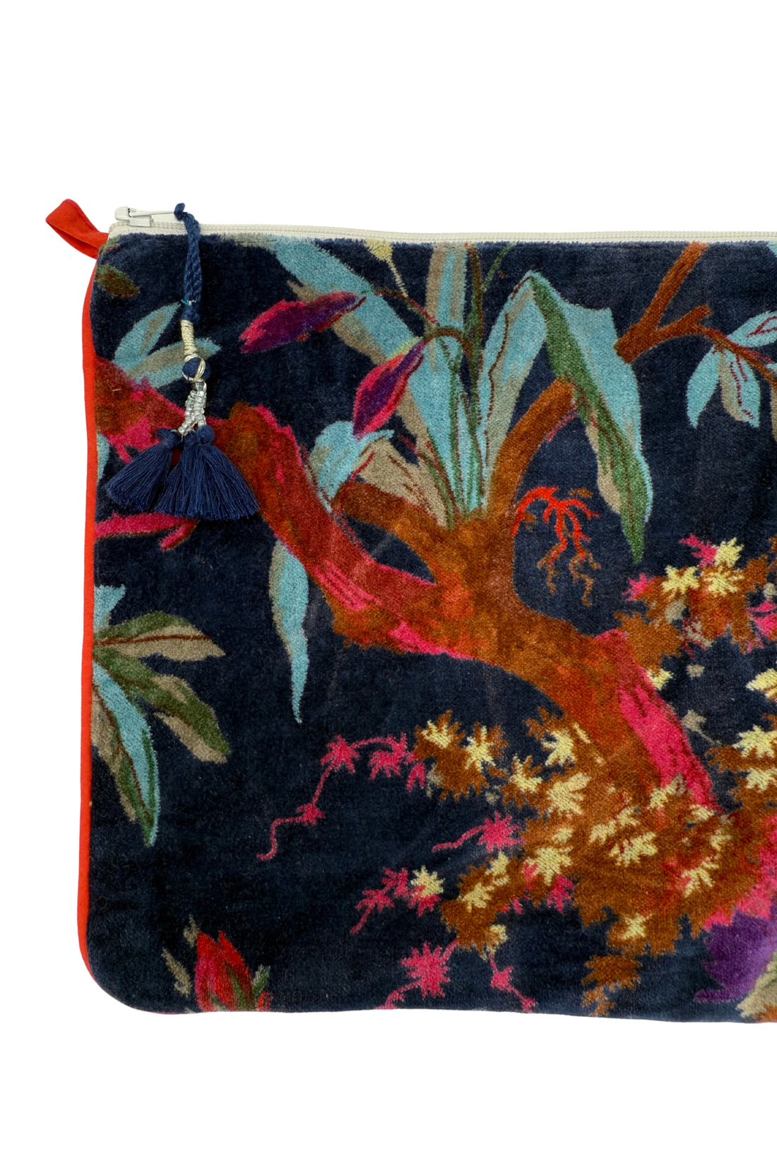 BOLSO DE MANO AZUL MARINO