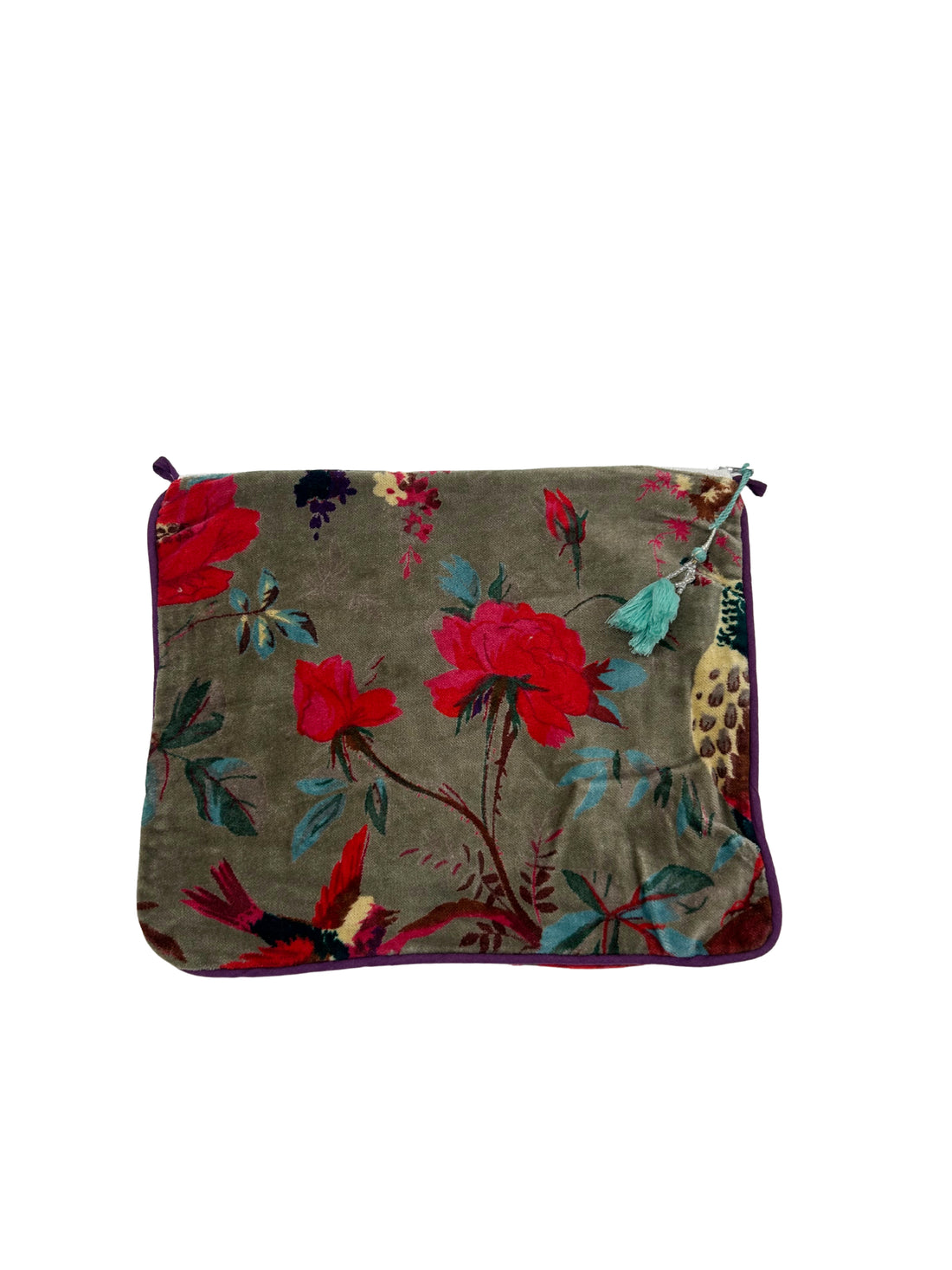 BOLSO DE MANO GRIS
