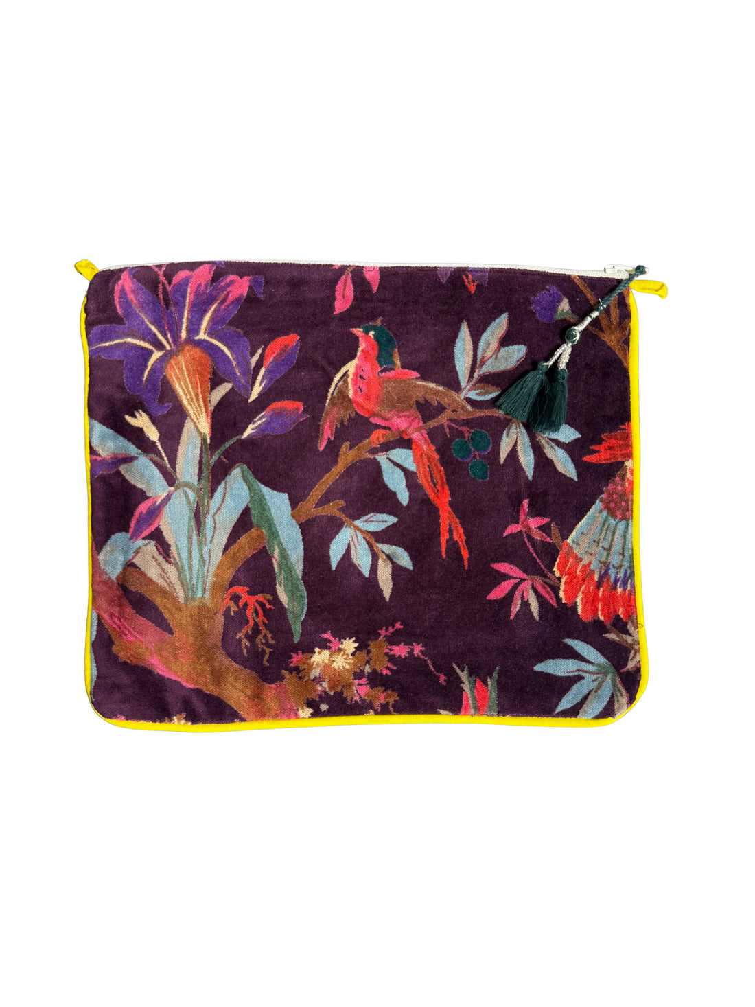 BOLSO DE MANO BERENJENA