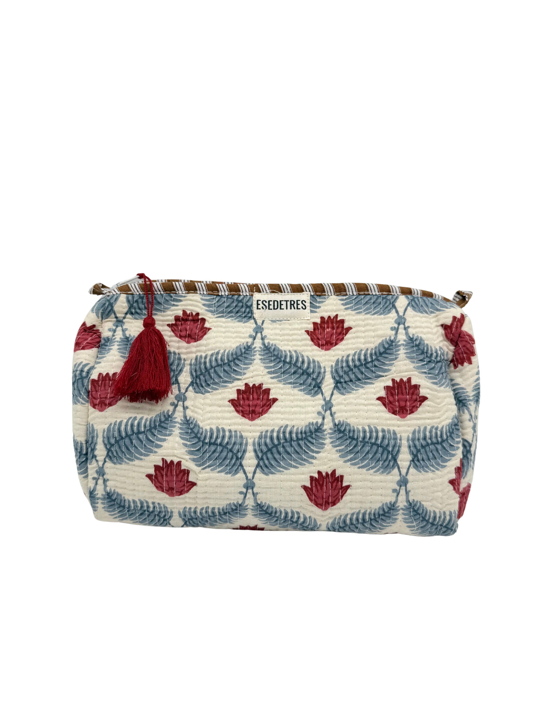 NECESER GRANDE AZUL Y BUGANVILLA