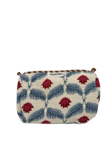 NECESER MEDIANO AZUL Y BUGANVILLA