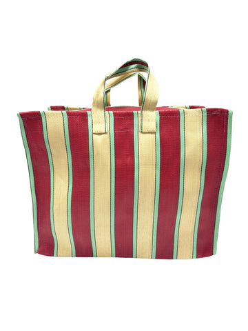 IKAT SUITCASE AND TOILETRY BAG IN PURPLE AND OCHRE