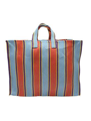 IKAT SUITCASE AND TOILETRY BAG IN PURPLE AND OCHRE