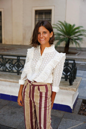 CAMISA DETALLES BLANCA