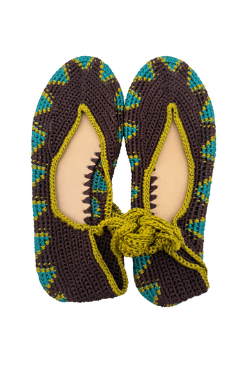 BAILARINA CROCHET MARRÓN CHOCOLATE