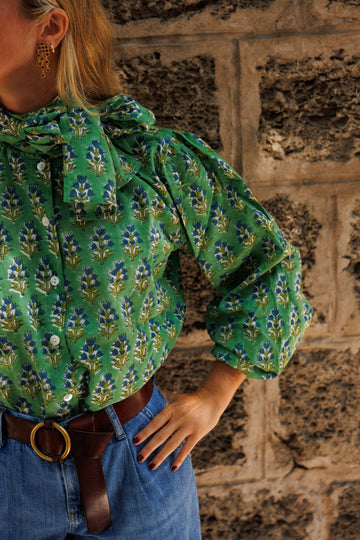 CAMISA LAZO VERDE