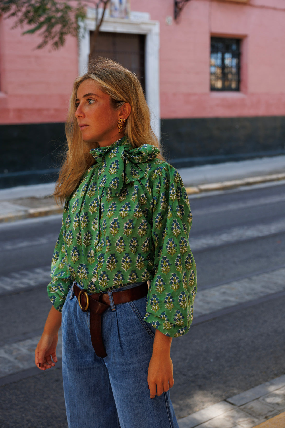 CAMISA LAZO VERDE