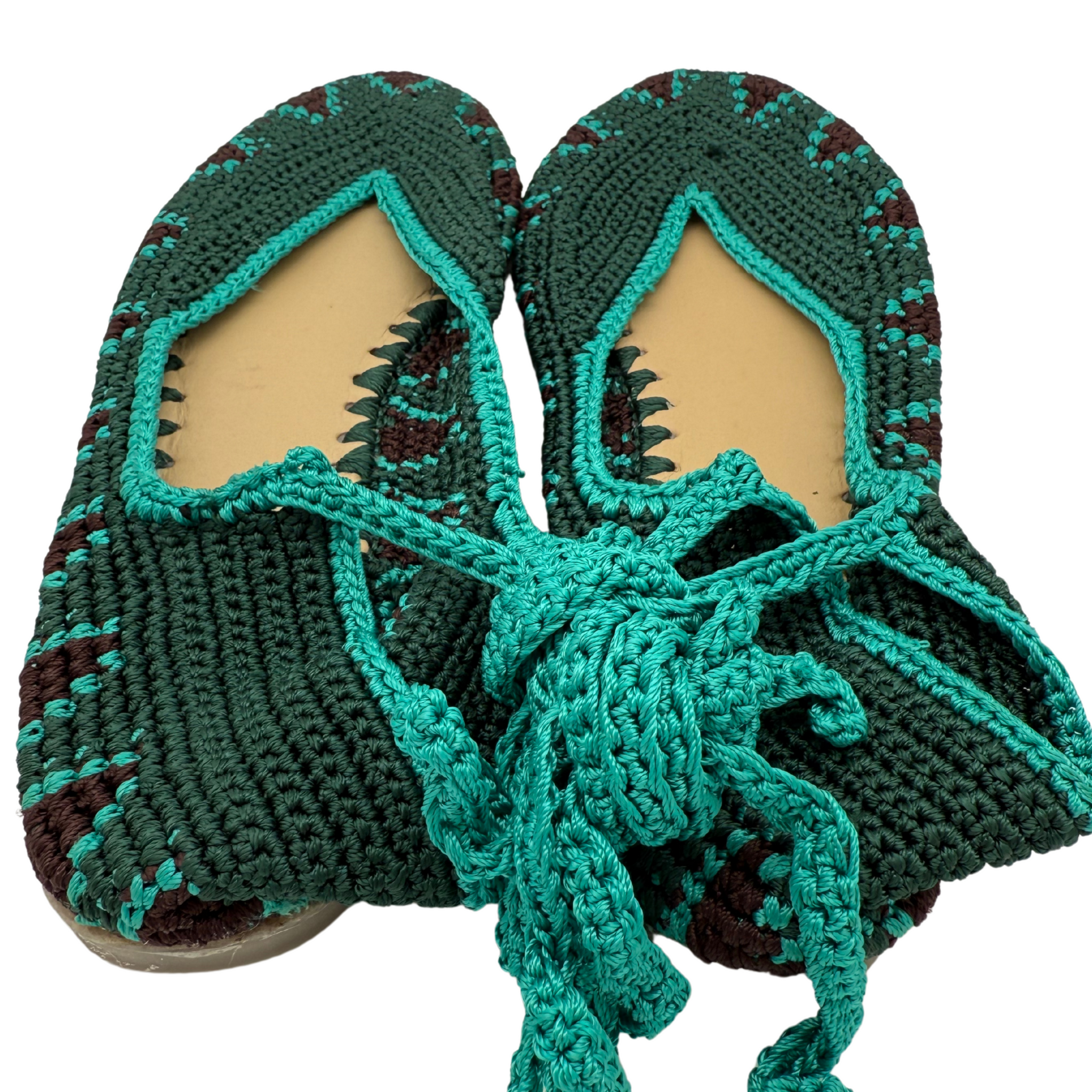 BAILARINA CROCHET TURQUESA