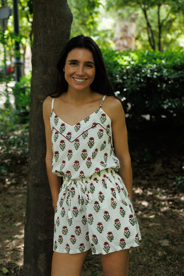 PIJAMA CORTO BUGANVILLA
