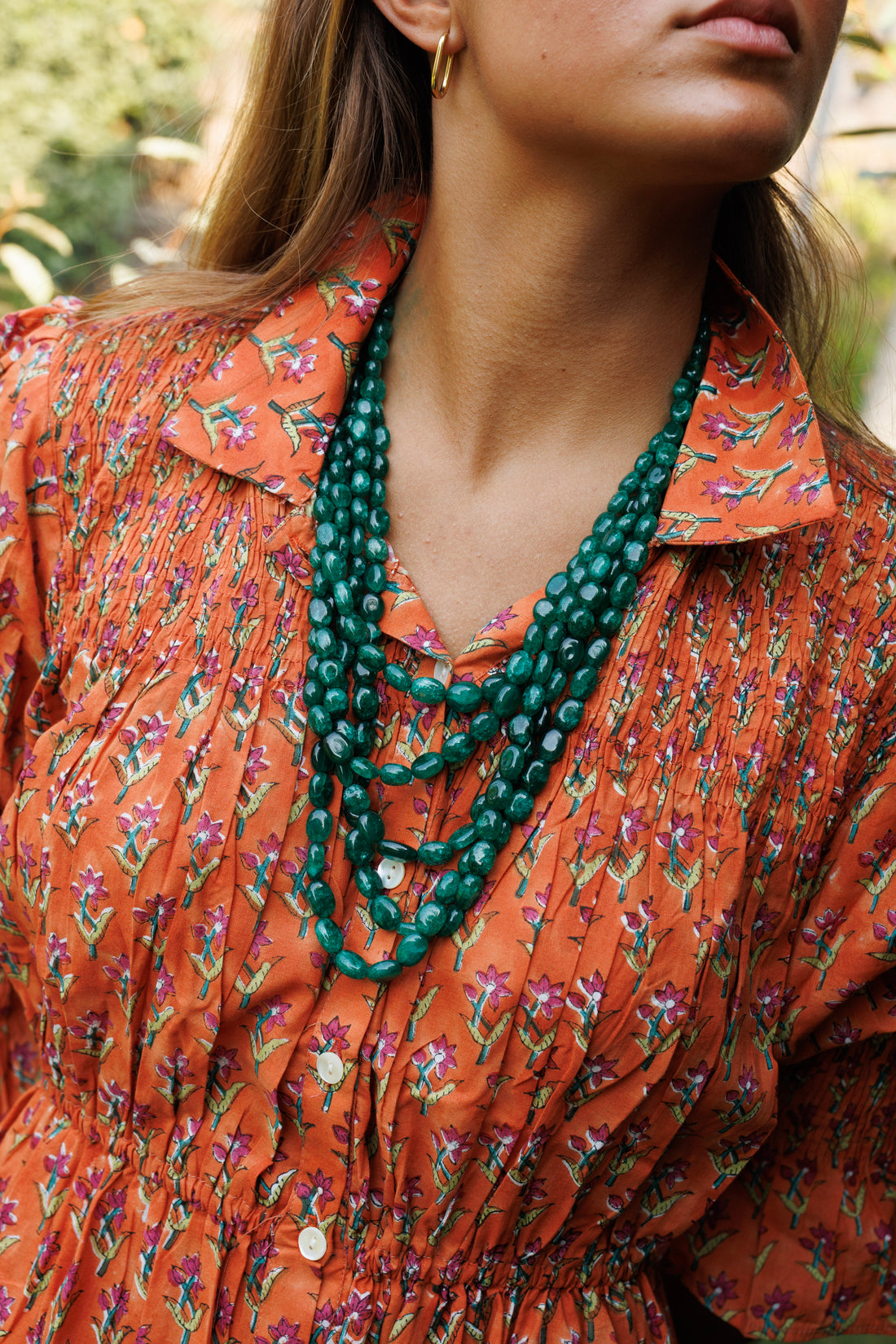Collar Piedras Verde