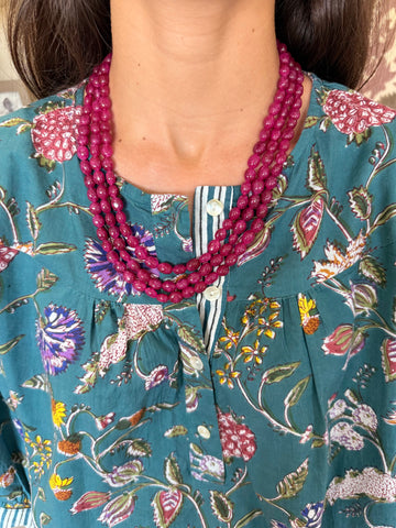 Collar Piedras Buganvilla