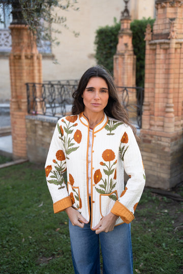 BLACK AND WHITE JACKET