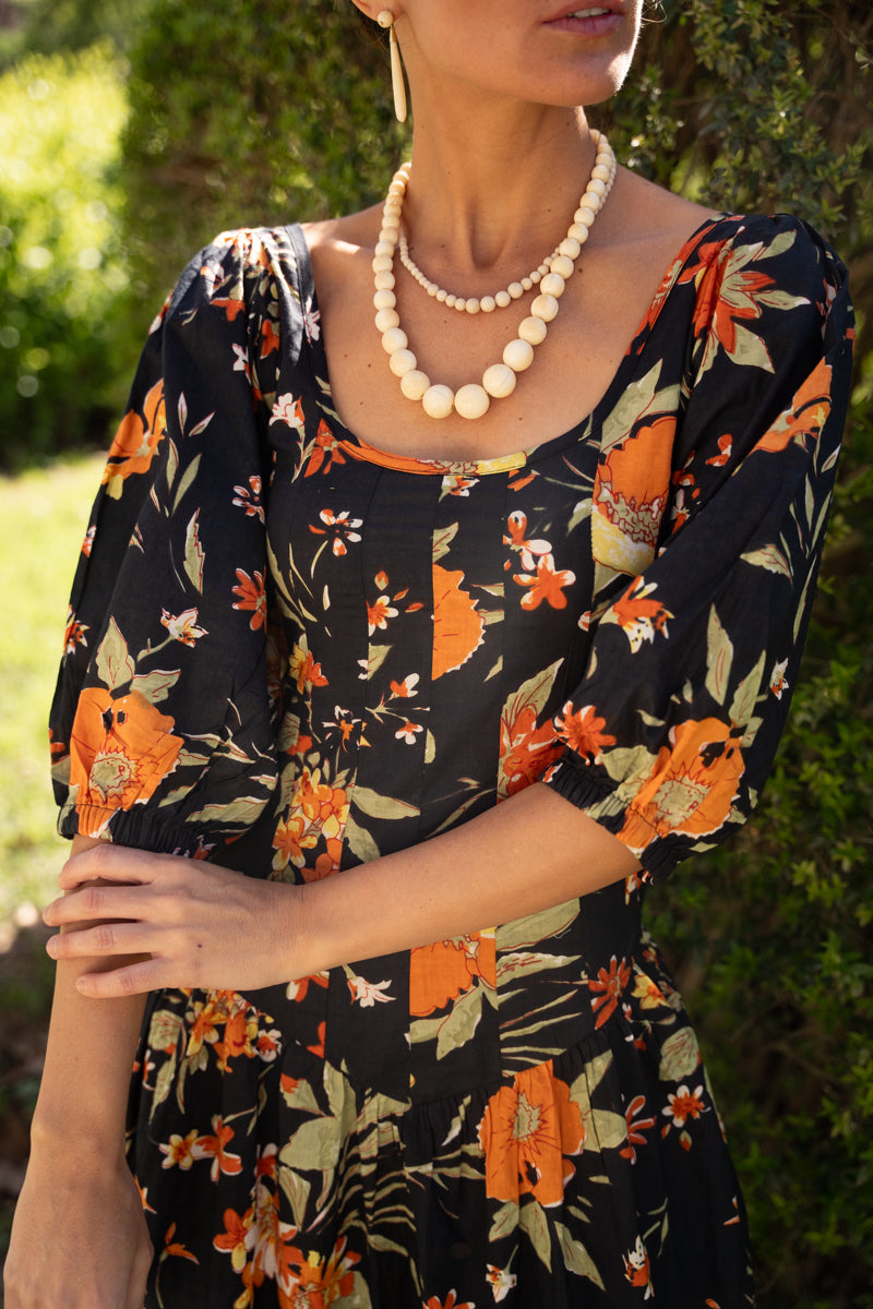 VESTIDO ALGODÓN NEGRO