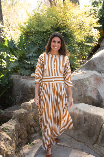 IVORY CASHMERE EGGPLANT DRESS