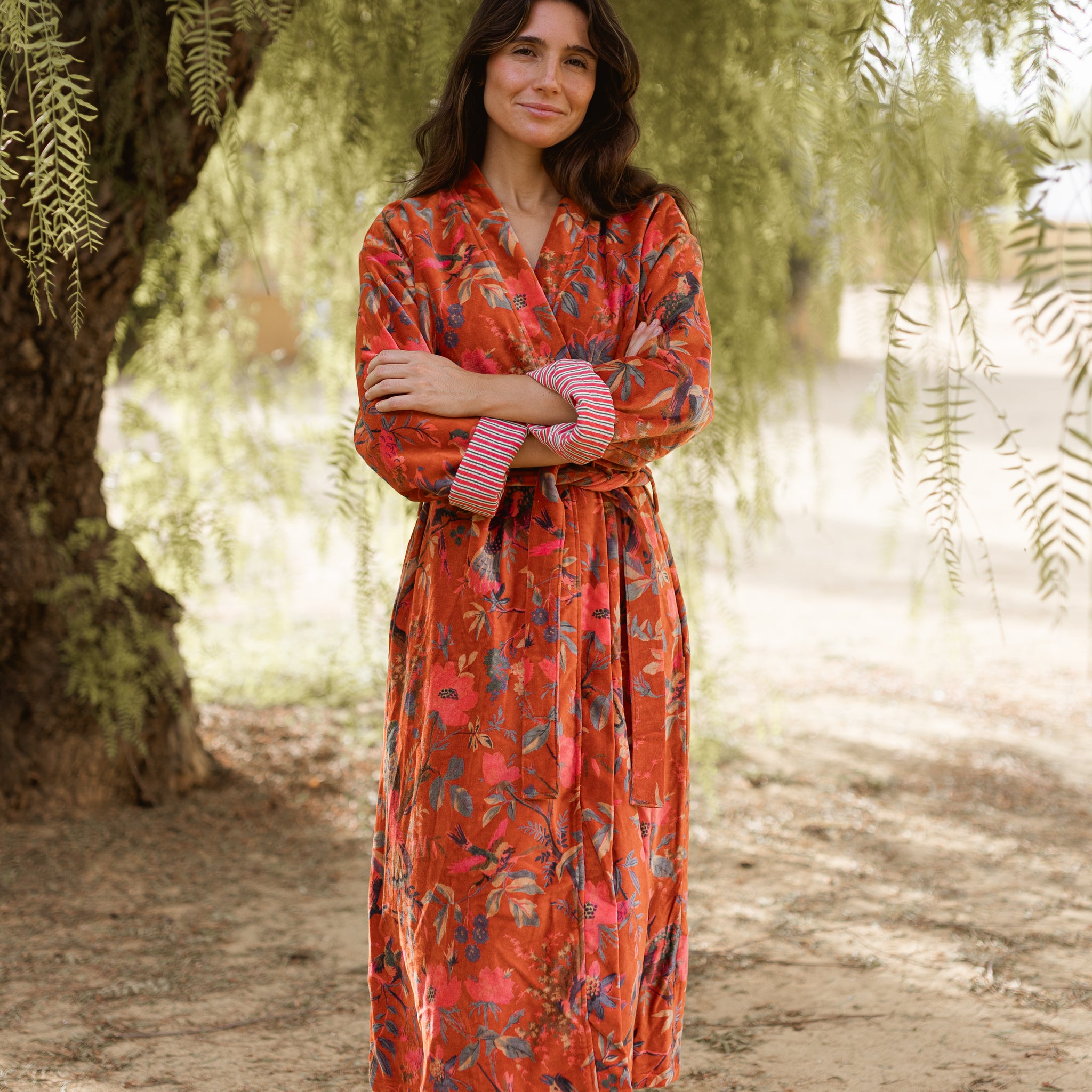 KIMONO TERCIOPELO CALDERA