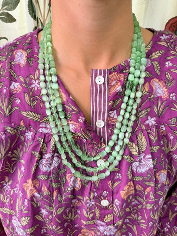 Collar Piedras Verde
