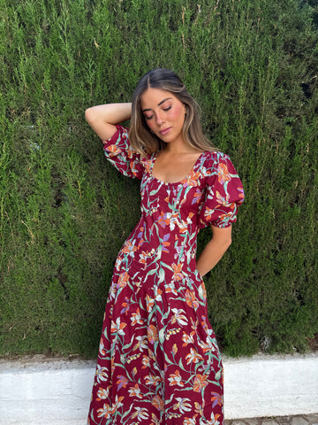 BLUE VELVET DRESS