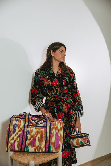 VALISE ET TROUSSE DE TOILETTE MAGENTA