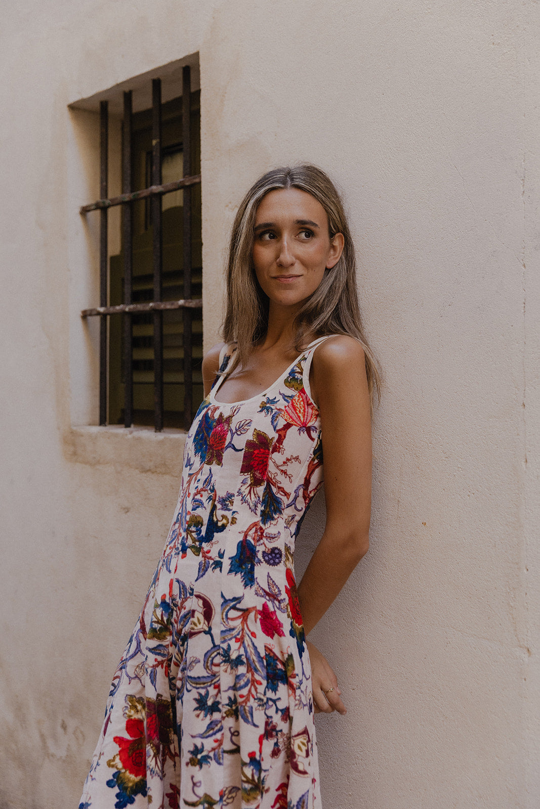 VESTIDO TERCIOPELO BEIGE