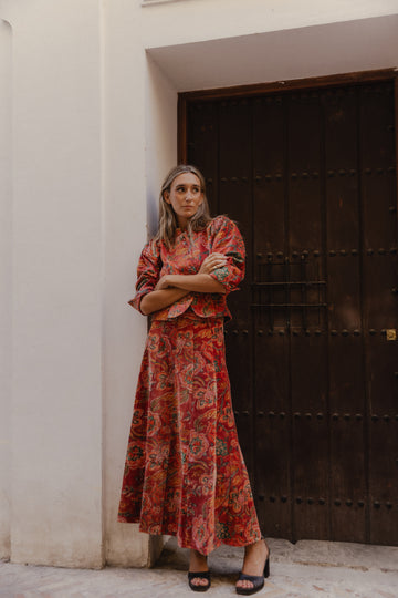 FALDA ESTAMPADA CALDERA