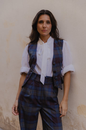CAMISA LAZO BLANCA