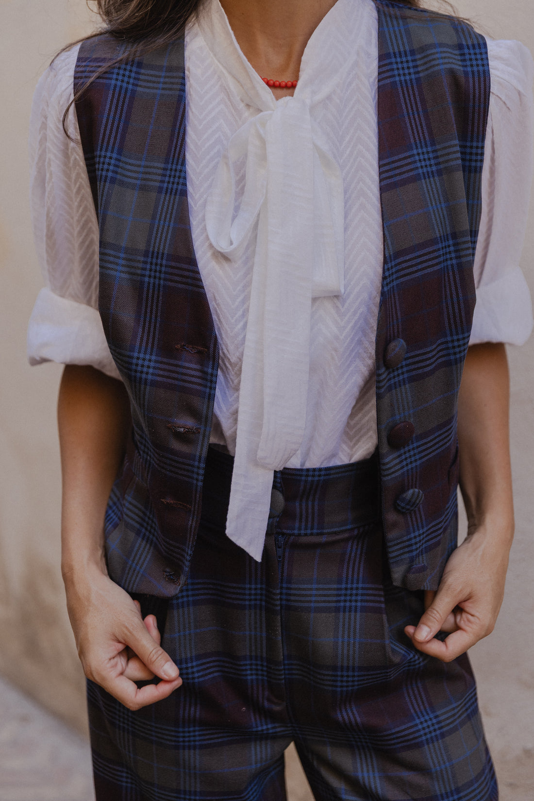 CAMISA LAZO BLANCA