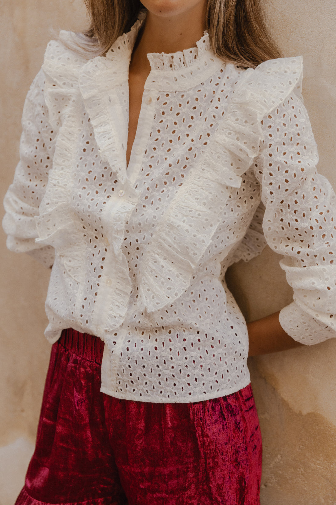 CAMISA DETALLES BLANCA