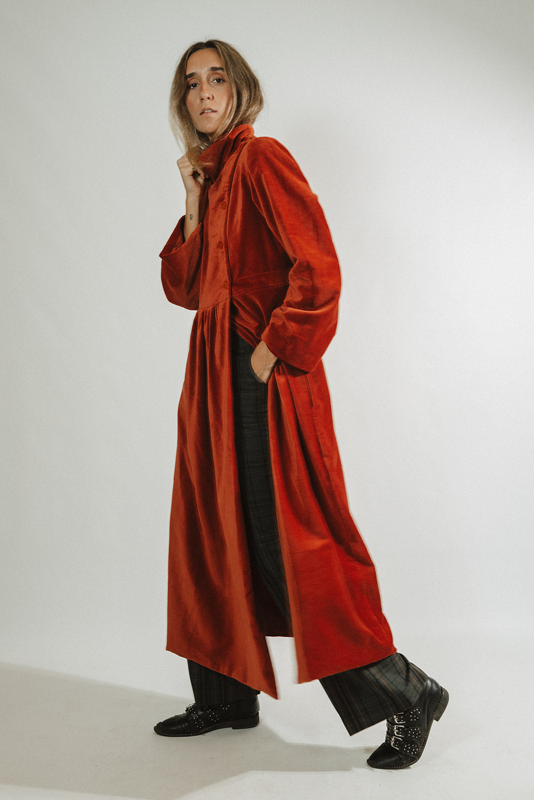 ABRIGO TERCIOPELO CALDERA