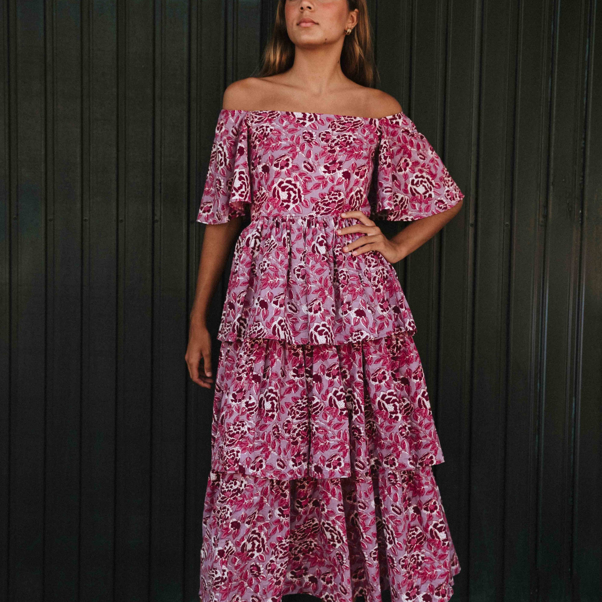 ROBE EN VELOURS BLEU