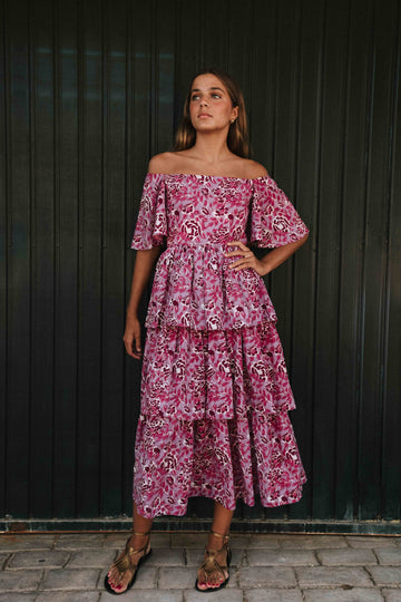 ROBE EN VELOURS BLEU