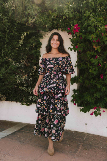 ROBE EN VELOURS BLEU