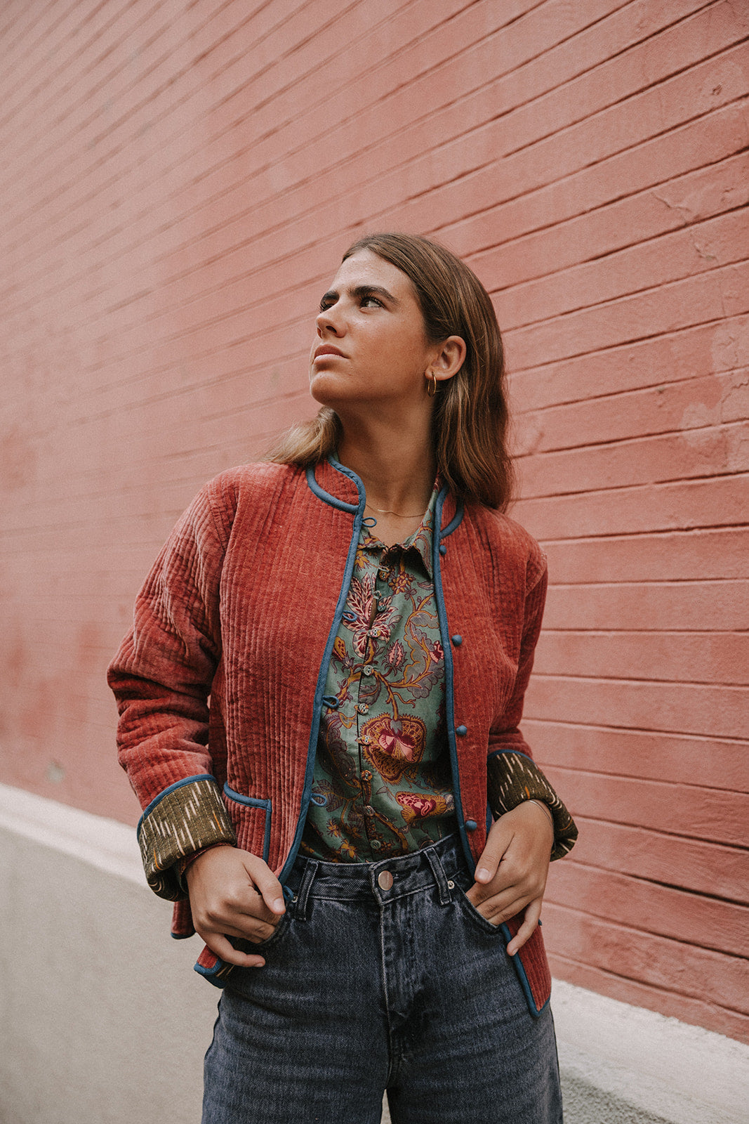 CHAQUETA REVERSIBLE CALDERA Y GRIS