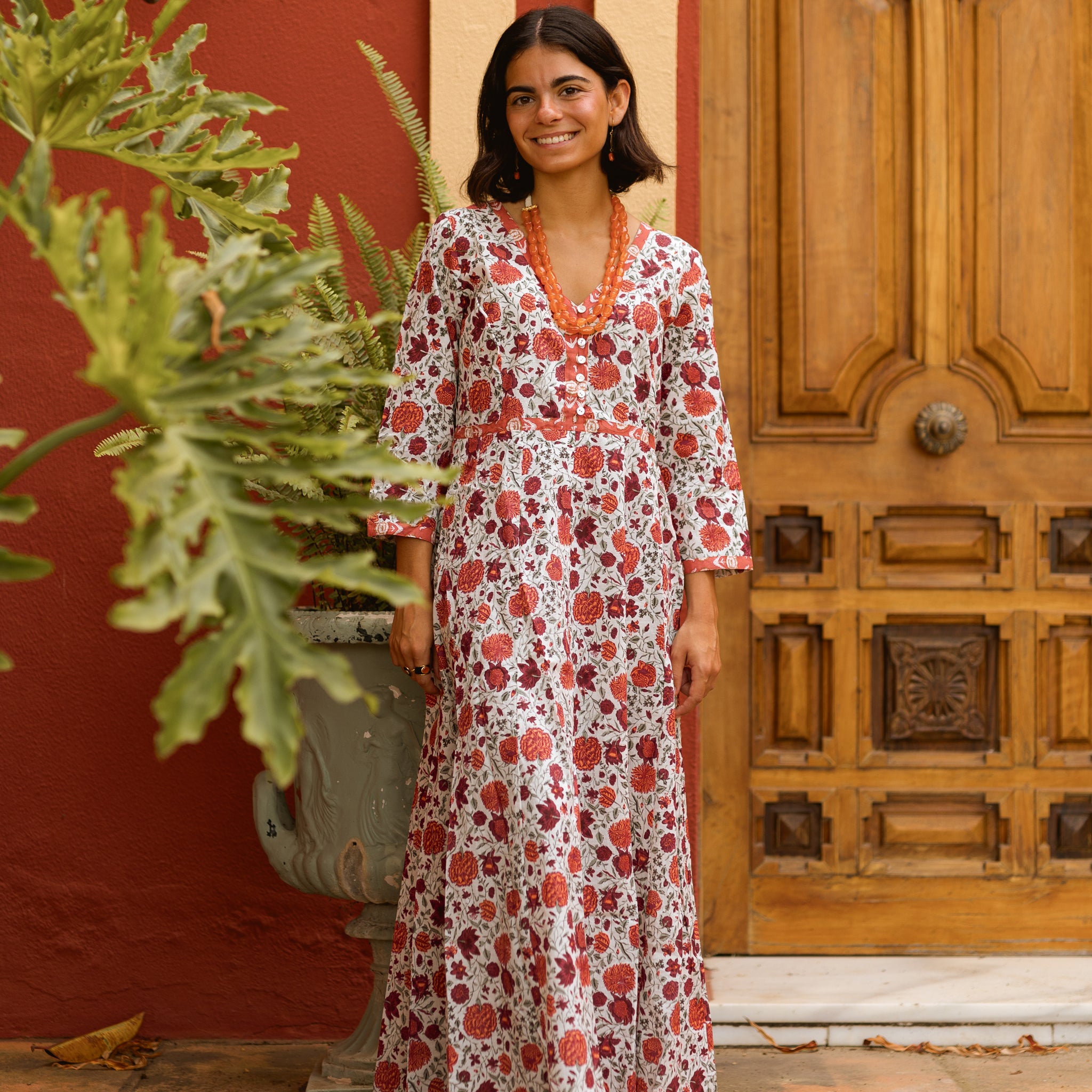 TILE FLOWER DRESS