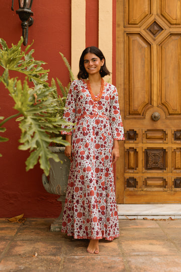 TILE FLOWER DRESS