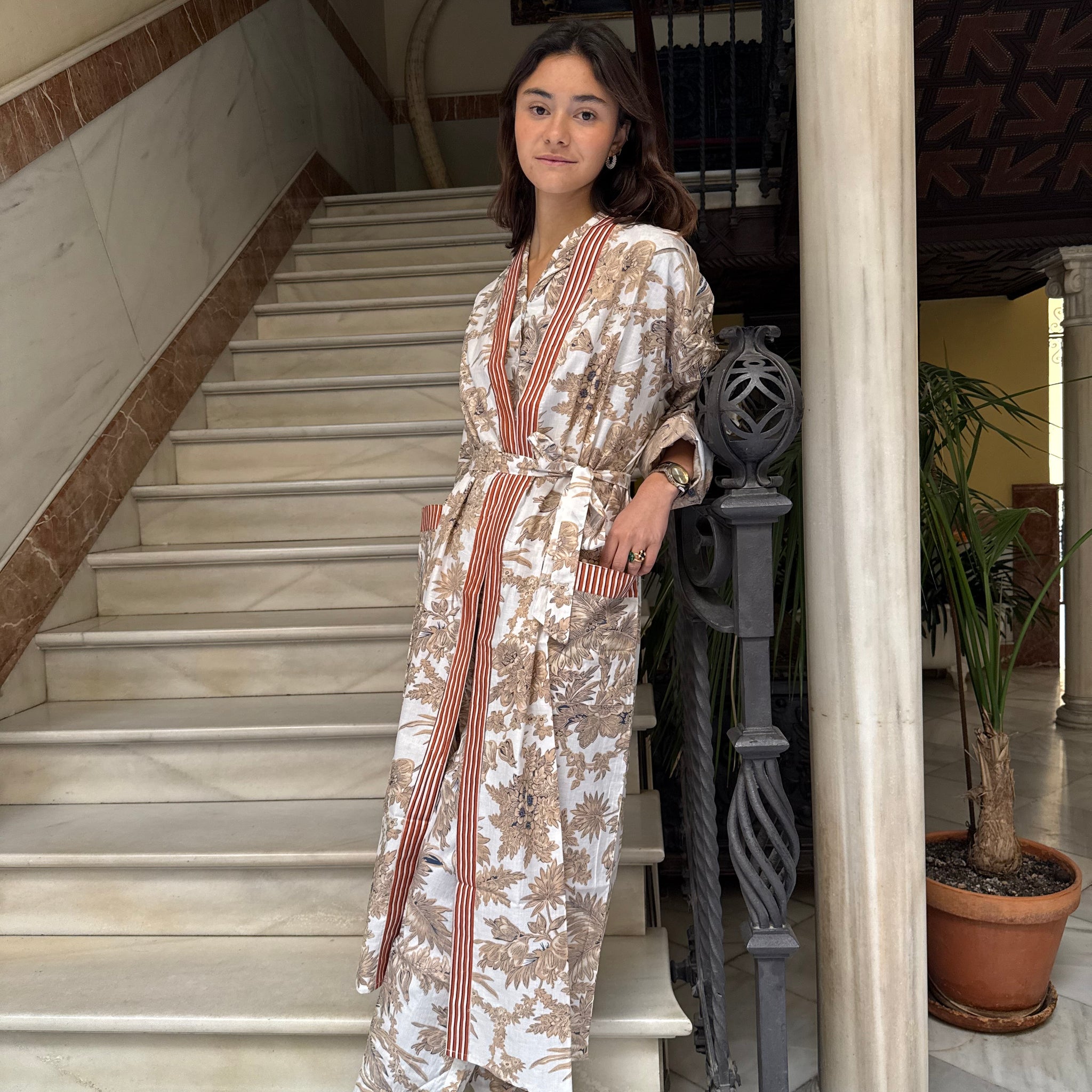 KIMONO ALGODÓN BLANCO